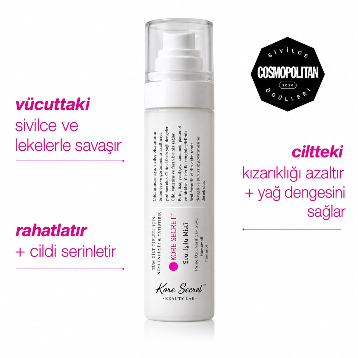 KoreSecret™ Akne-Sivilce Spreyi
